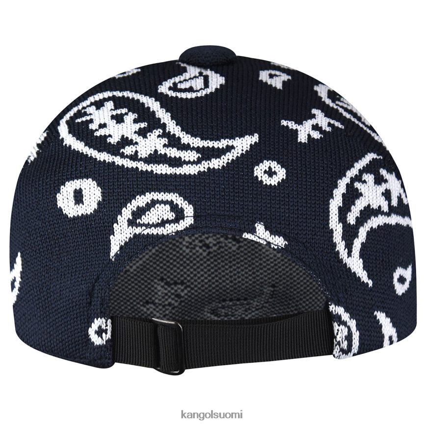 VF8024360 tummansininen/valkoinen sukupuolineutraali Kangol paisley adj spacecap Lisätarvikkeet