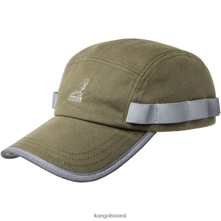 VF8024361 musta sukupuolineutraali Kangol vahattu apuohjelma 5 paneelin korkki Lisätarvikkeet