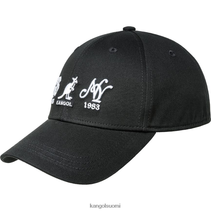 VF8024364 musta sukupuolineutraali Kangol 38-83 joustava istuva baseball Lisätarvikkeet