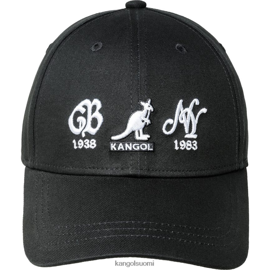 VF8024364 musta sukupuolineutraali Kangol 38-83 joustava istuva baseball Lisätarvikkeet