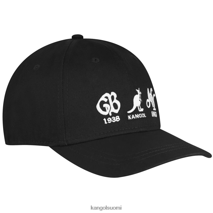 VF8024364 musta sukupuolineutraali Kangol 38-83 joustava istuva baseball Lisätarvikkeet