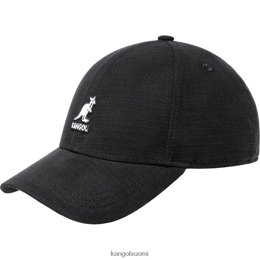 VF8024365 musta sukupuolineutraali Kangol ripstop välttämätön baseball Lisätarvikkeet