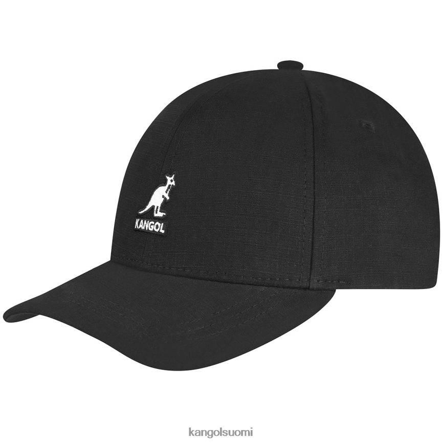 VF8024365 musta sukupuolineutraali Kangol ripstop välttämätön baseball Lisätarvikkeet