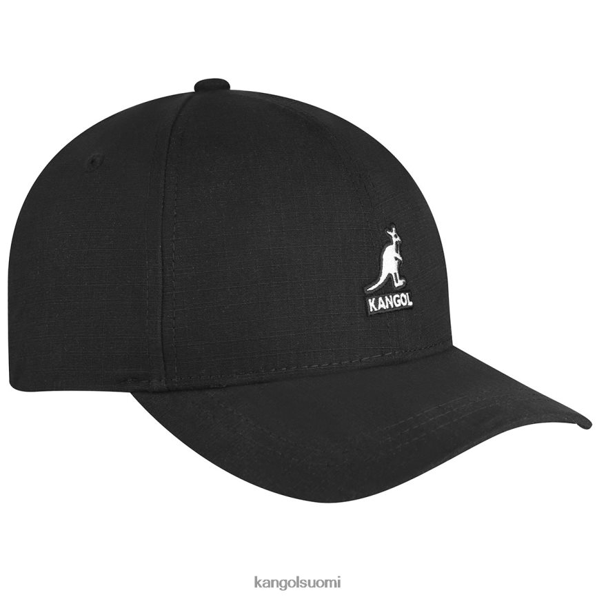 VF8024365 musta sukupuolineutraali Kangol ripstop välttämätön baseball Lisätarvikkeet
