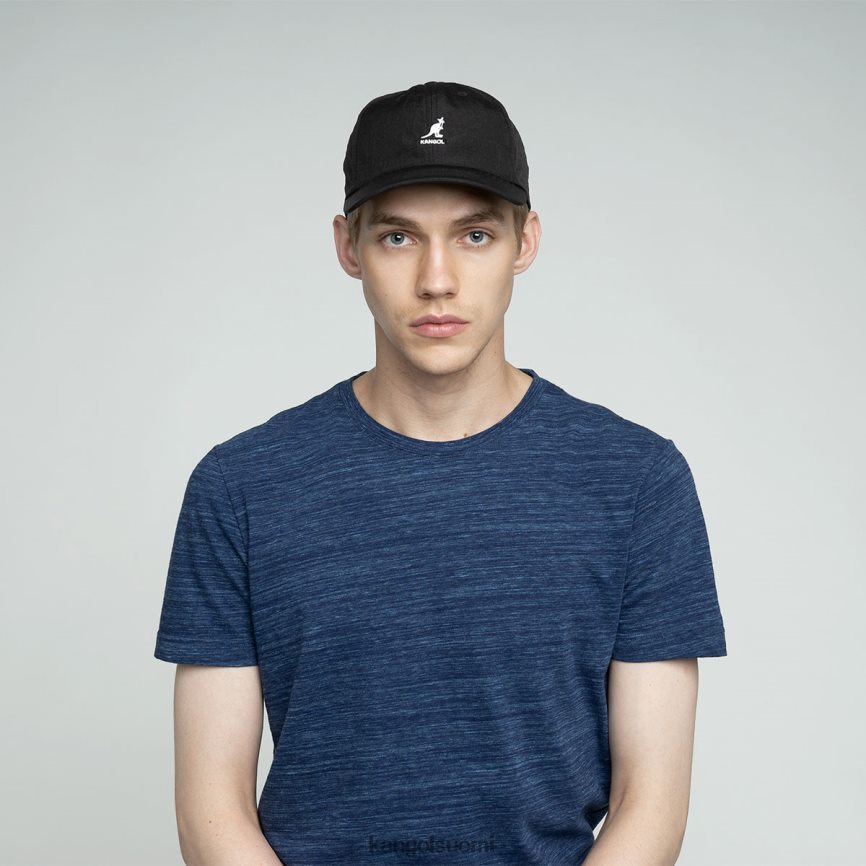 VF8024373 musta sukupuolineutraali Kangol wr nylon baseball Lisätarvikkeet