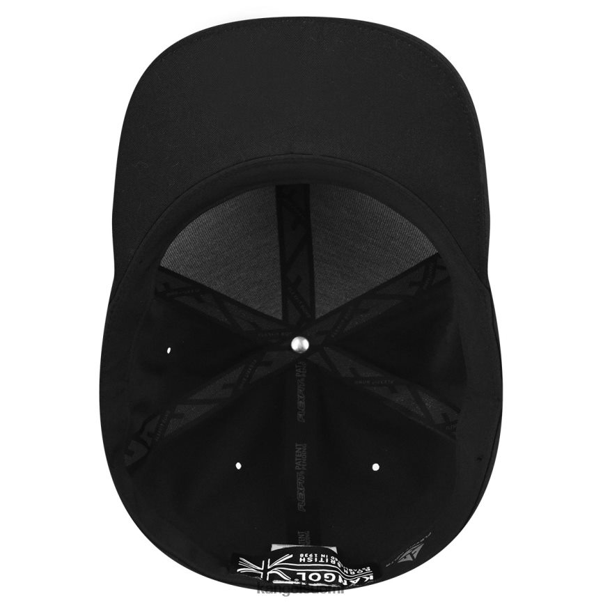 VF8024388 musta sukupuolineutraali Kangol flexfit delta cap Lisätarvikkeet