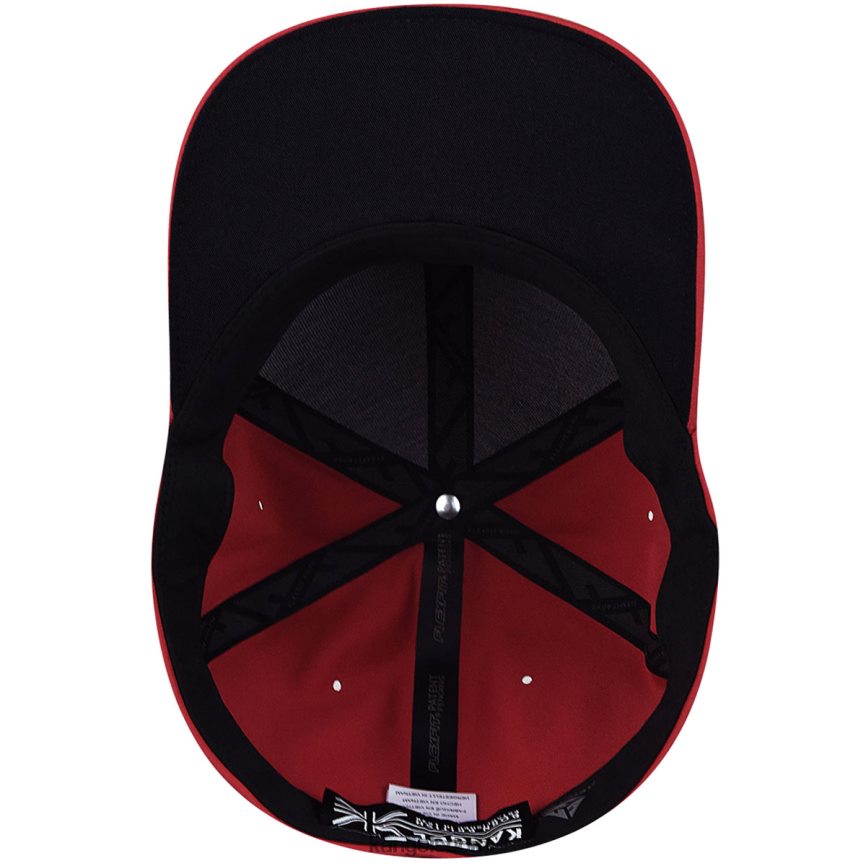 VF8024391 punainen sukupuolineutraali Kangol flexfit delta cap Lisätarvikkeet