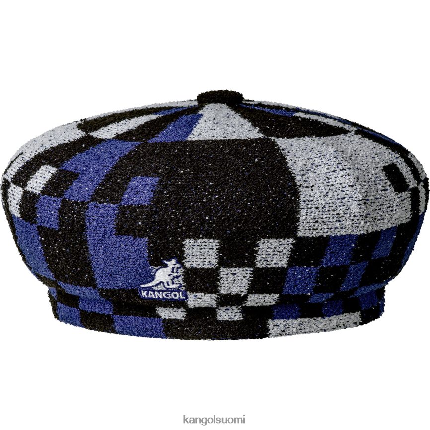 VF8024393 tähden sininen/musta sukupuolineutraali Kangol pop gingham jax baretti Lisätarvikkeet