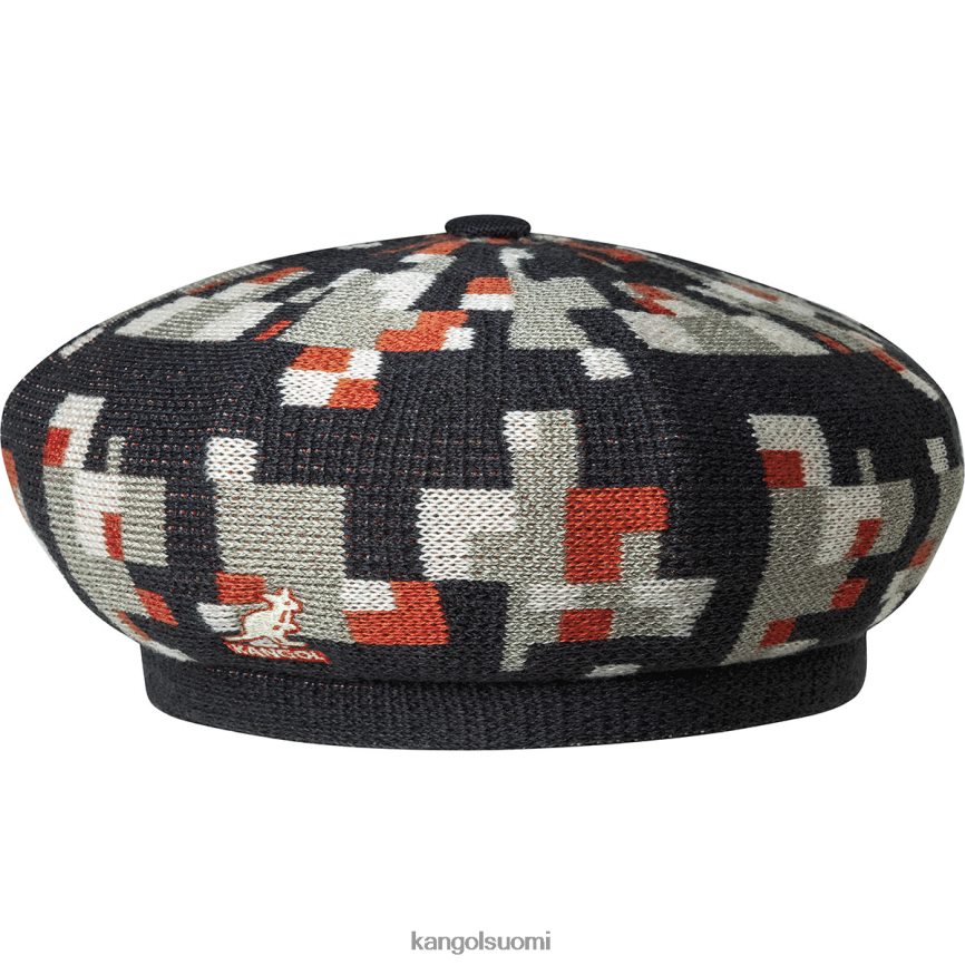 VF8024398 syvät jouset/nikkeli sukupuolineutraali Kangol pikselöity ruudullinen baretti Lisätarvikkeet