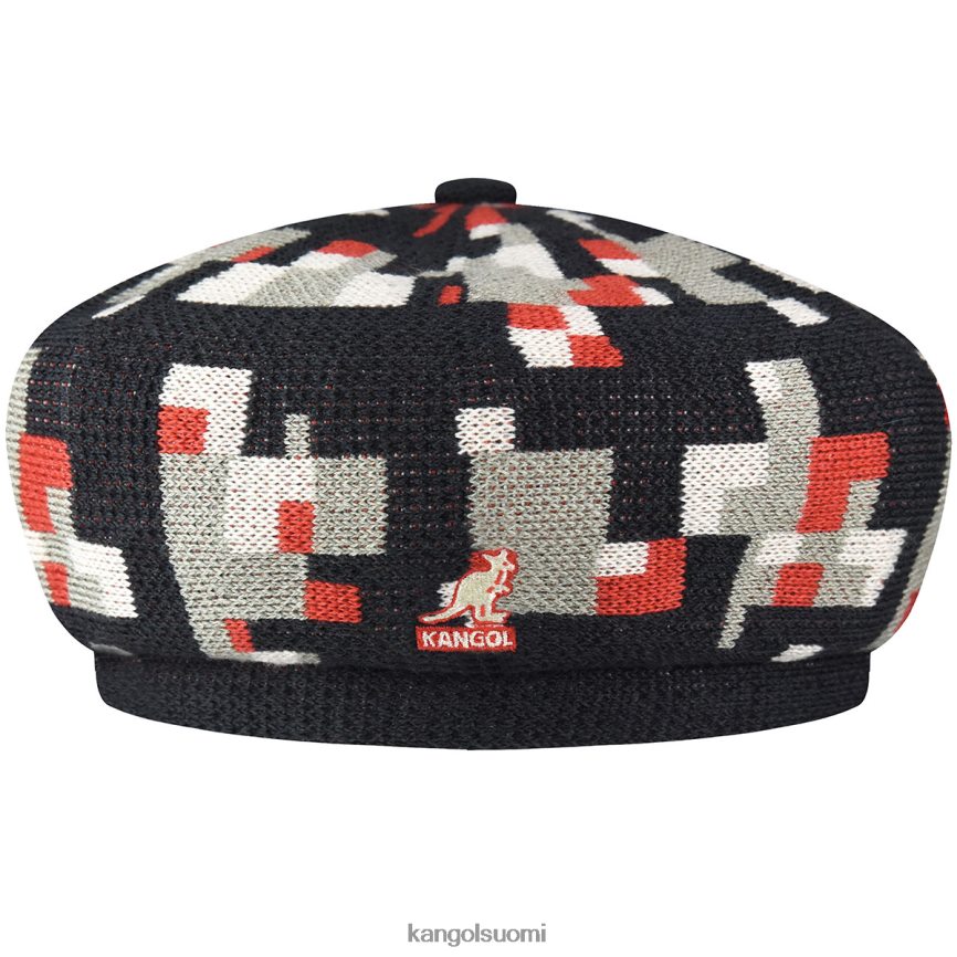 VF8024398 syvät jouset/nikkeli sukupuolineutraali Kangol pikselöity ruudullinen baretti Lisätarvikkeet