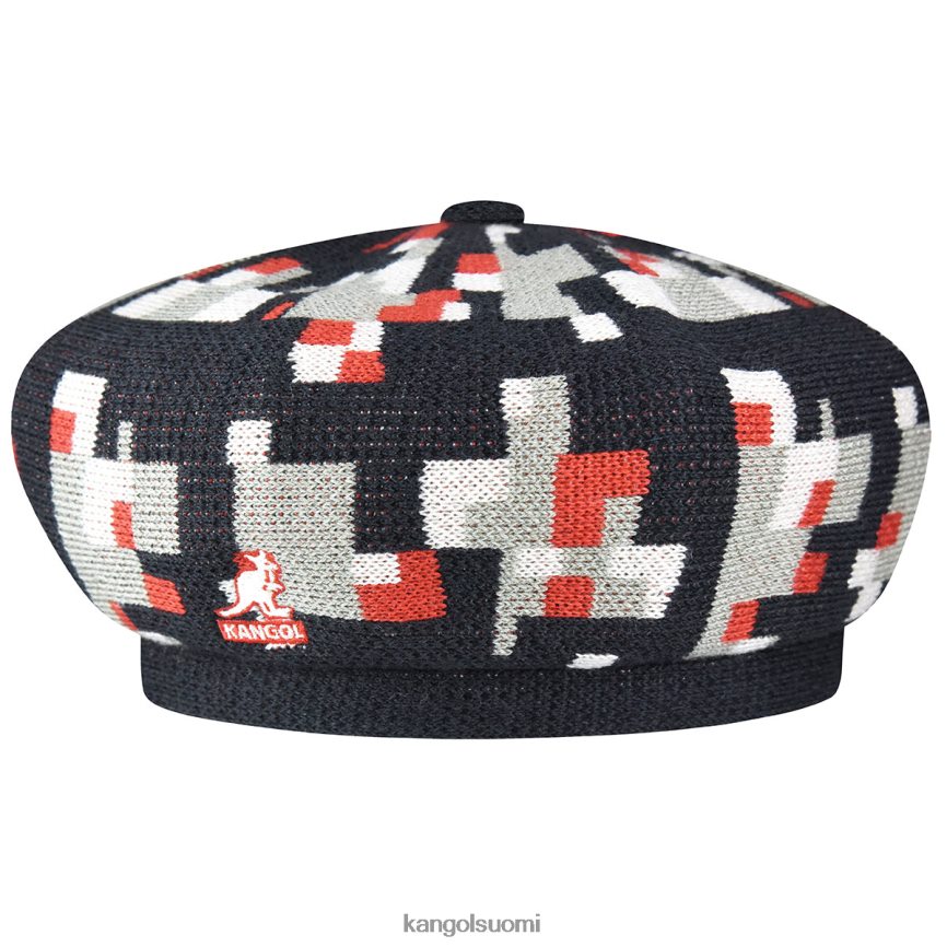 VF8024398 syvät jouset/nikkeli sukupuolineutraali Kangol pikselöity ruudullinen baretti Lisätarvikkeet