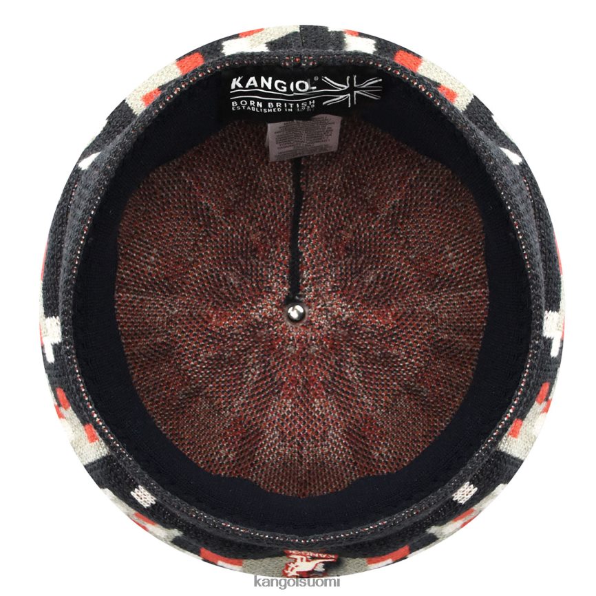 VF8024398 syvät jouset/nikkeli sukupuolineutraali Kangol pikselöity ruudullinen baretti Lisätarvikkeet