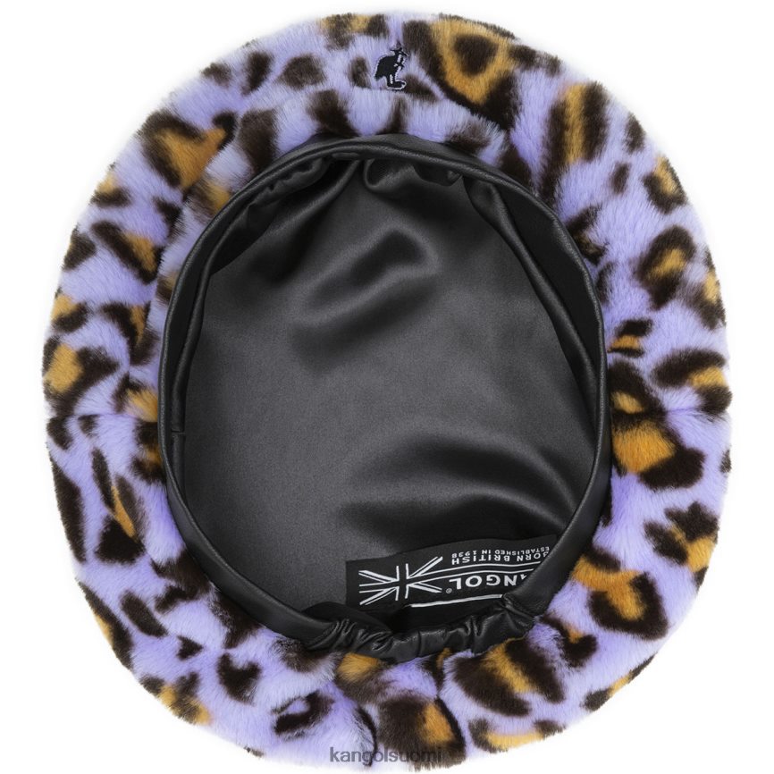VF8024406 laventeli leopardi sukupuolineutraali Kangol tekoturkisbaretti Lisätarvikkeet