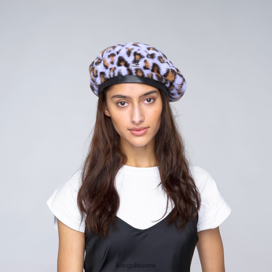 VF8024406 laventeli leopardi sukupuolineutraali Kangol tekoturkisbaretti Lisätarvikkeet