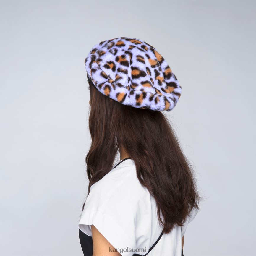 VF8024406 laventeli leopardi sukupuolineutraali Kangol tekoturkisbaretti Lisätarvikkeet