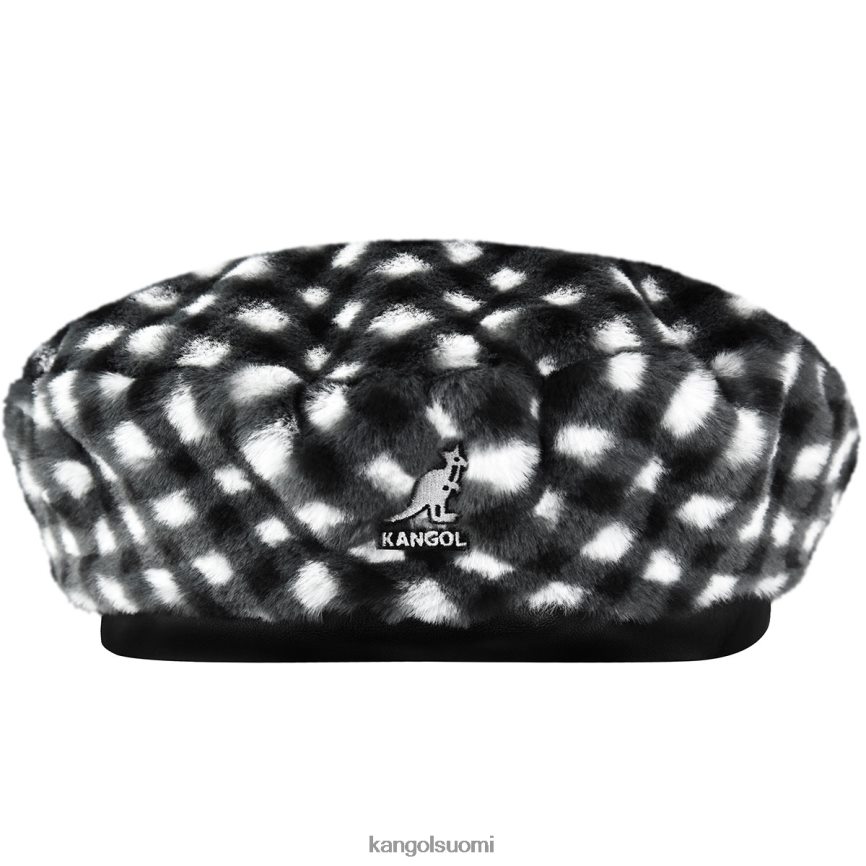 VF8024407 musta gingham sukupuolineutraali Kangol tekoturkisbaretti Lisätarvikkeet