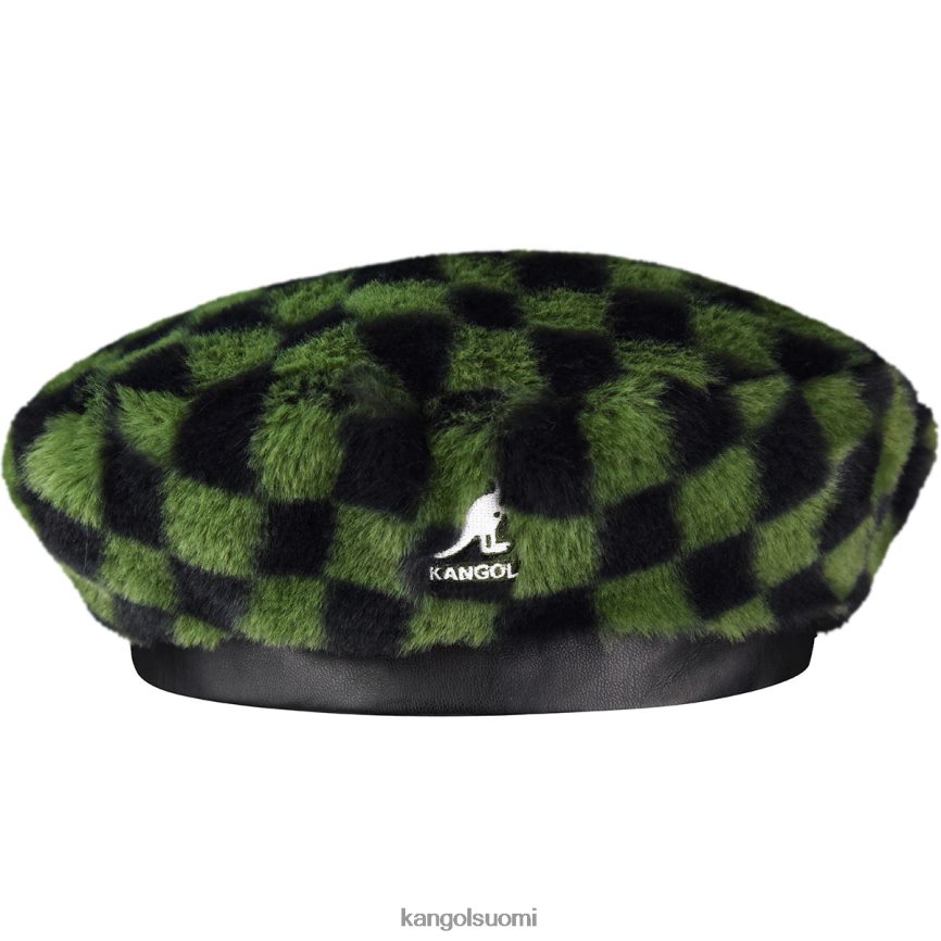 VF8024409 oliivi shekki sukupuolineutraali Kangol tekoturkisbaretti Lisätarvikkeet