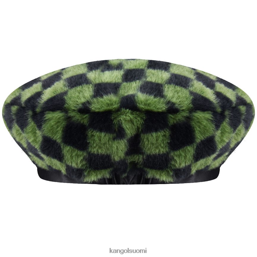 VF8024409 oliivi shekki sukupuolineutraali Kangol tekoturkisbaretti Lisätarvikkeet