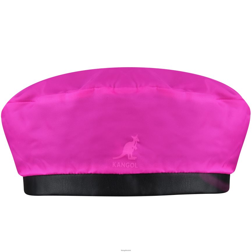VF8024423 musta/sähkö pinkki sukupuolineutraali Kangol nylon muhkea käännettävä baskeri Lisätarvikkeet