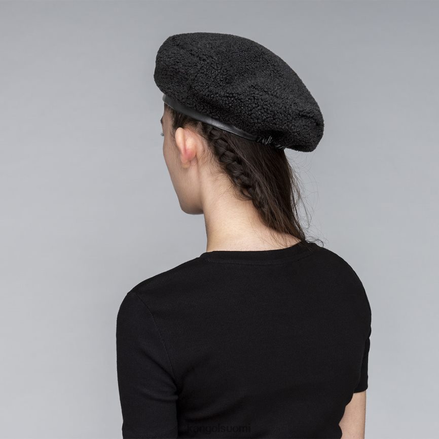 VF8024423 musta/sähkö pinkki sukupuolineutraali Kangol nylon muhkea käännettävä baskeri Lisätarvikkeet