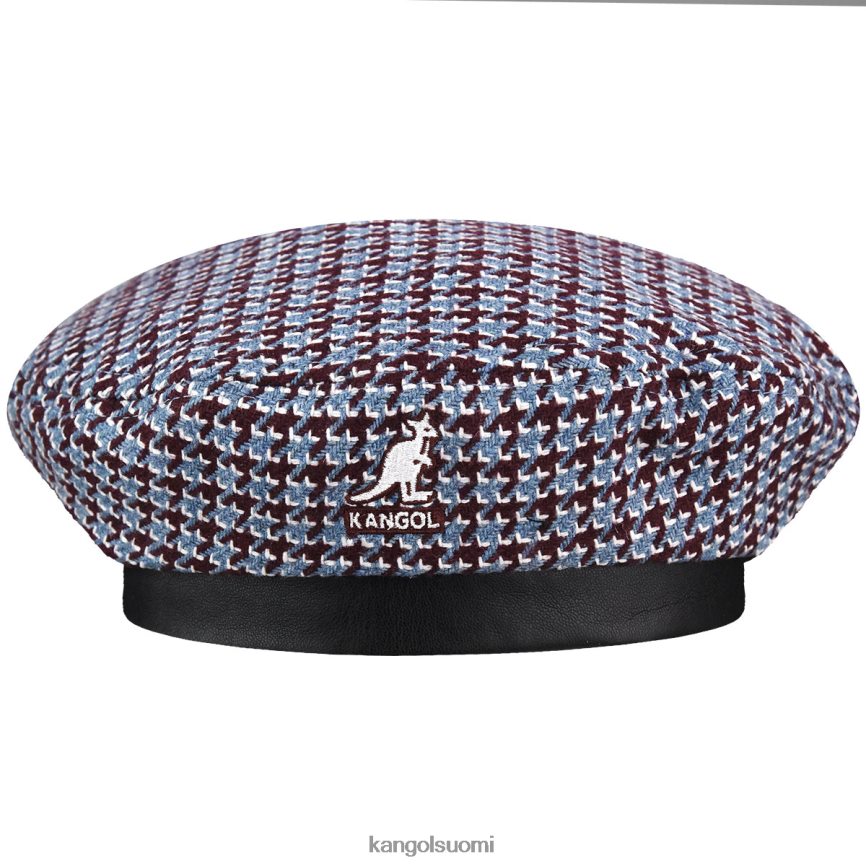 VF8024425 kastanjanruskea/sininen sukupuolineutraali Kangol hammasristikko baretti Lisätarvikkeet