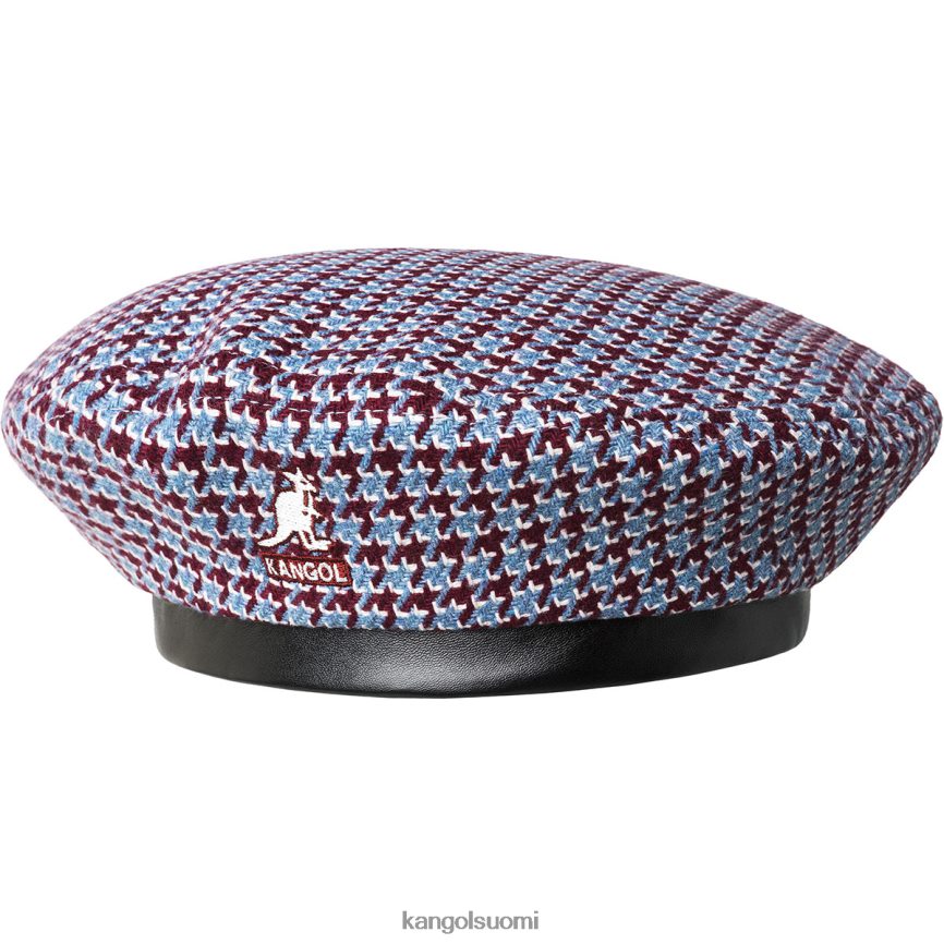 VF8024425 kastanjanruskea/sininen sukupuolineutraali Kangol hammasristikko baretti Lisätarvikkeet