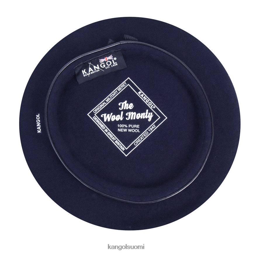 VF8024431 tummansininen sukupuolineutraali Kangol monty villabaretti Lisätarvikkeet