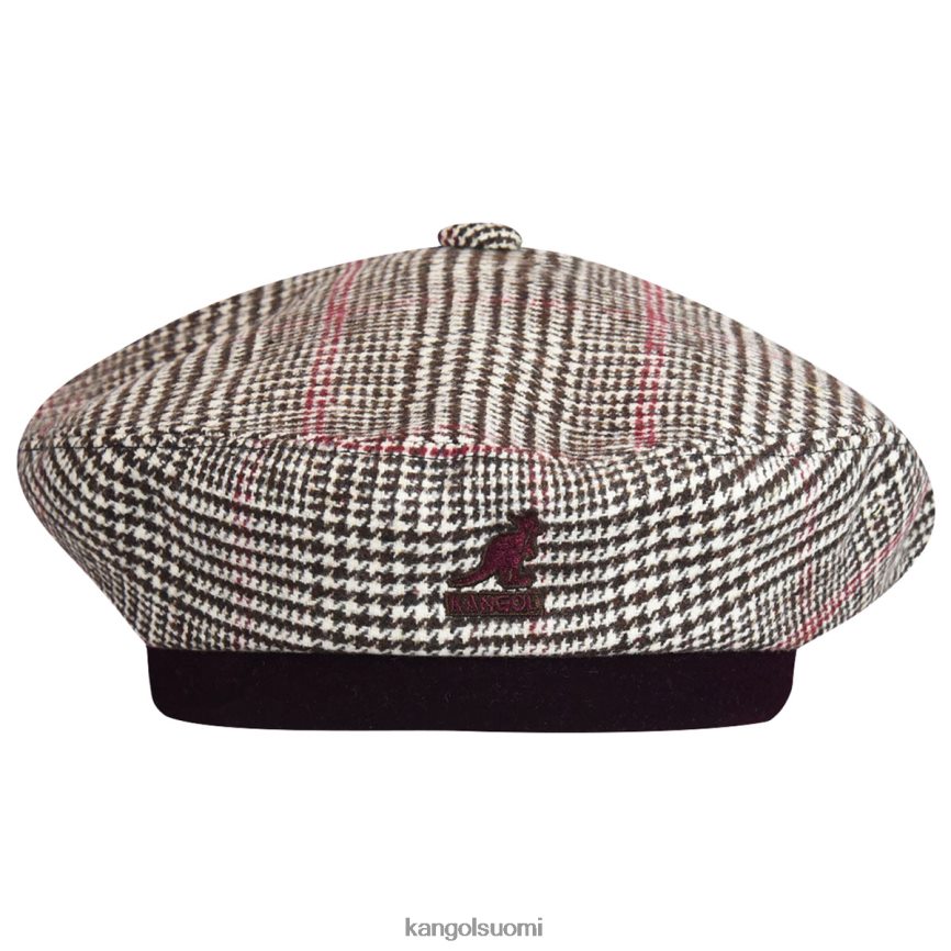 VF8024435 tummanruskea/kerma sukupuolineutraali Kangol näytä hampaasi barettia Lisätarvikkeet