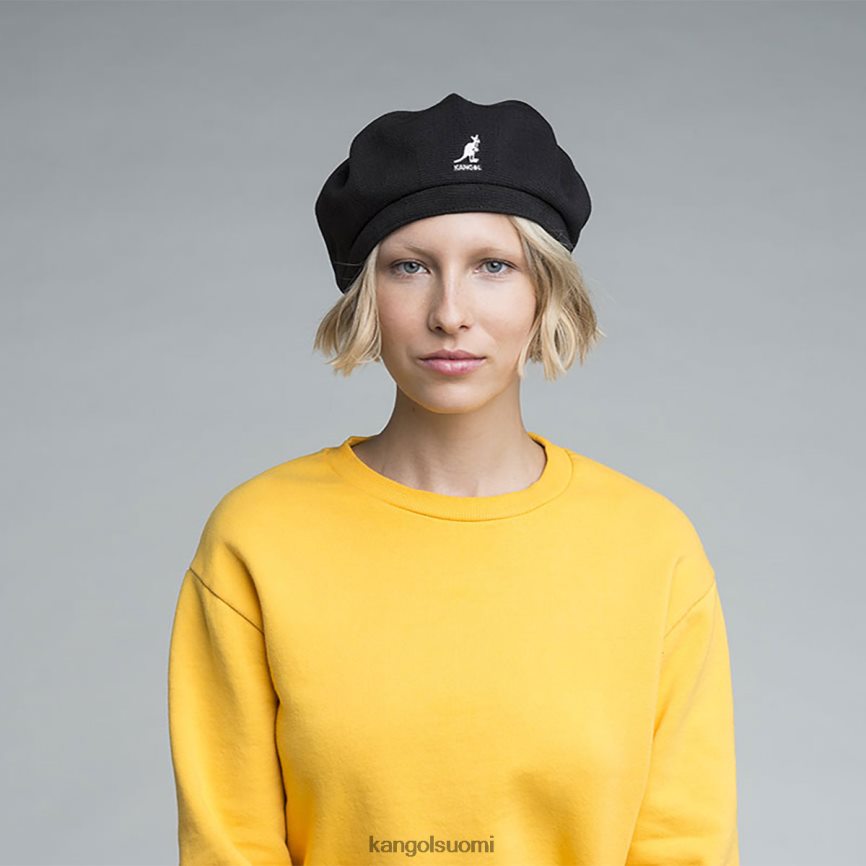 VF8024436 musta sukupuolineutraali Kangol villainen jax-baretti Lisätarvikkeet
