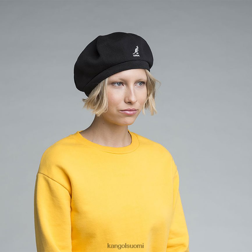 VF8024436 musta sukupuolineutraali Kangol villainen jax-baretti Lisätarvikkeet