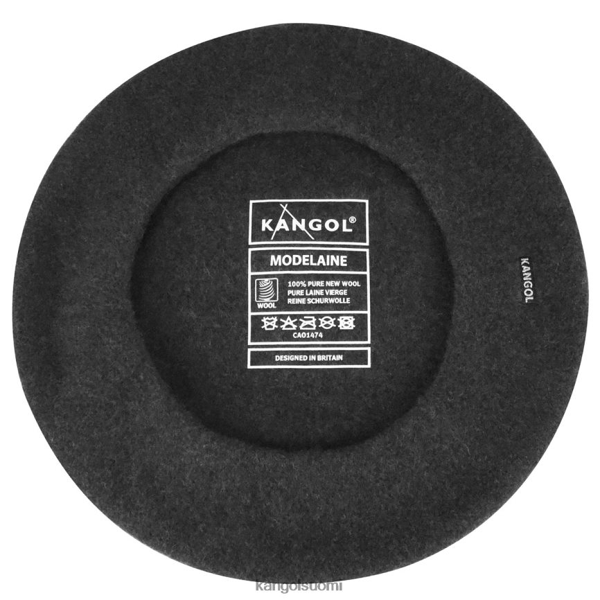 VF8024444 tumma flanelli sukupuolineutraali Kangol modelaine baretti Lisätarvikkeet