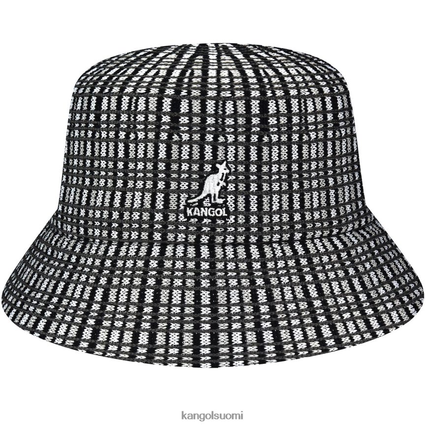 VF8024479 musta ruudullinen sukupuolineutraali Kangol prep ruudullinen ämpäri Lisätarvikkeet
