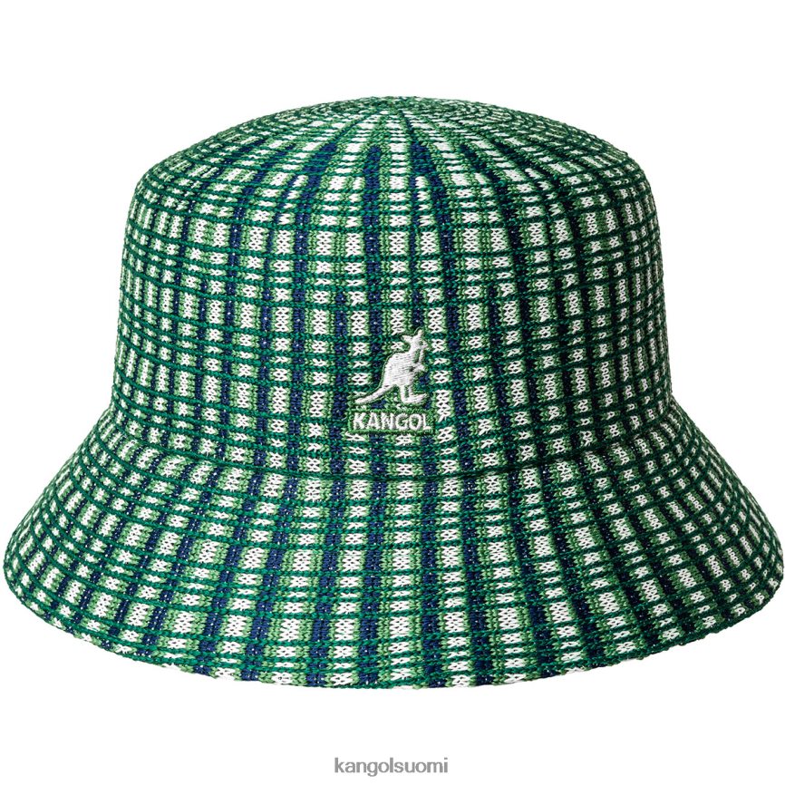 VF8024480 vihreä ruudullinen sukupuolineutraali Kangol prep ruudullinen ämpäri Lisätarvikkeet