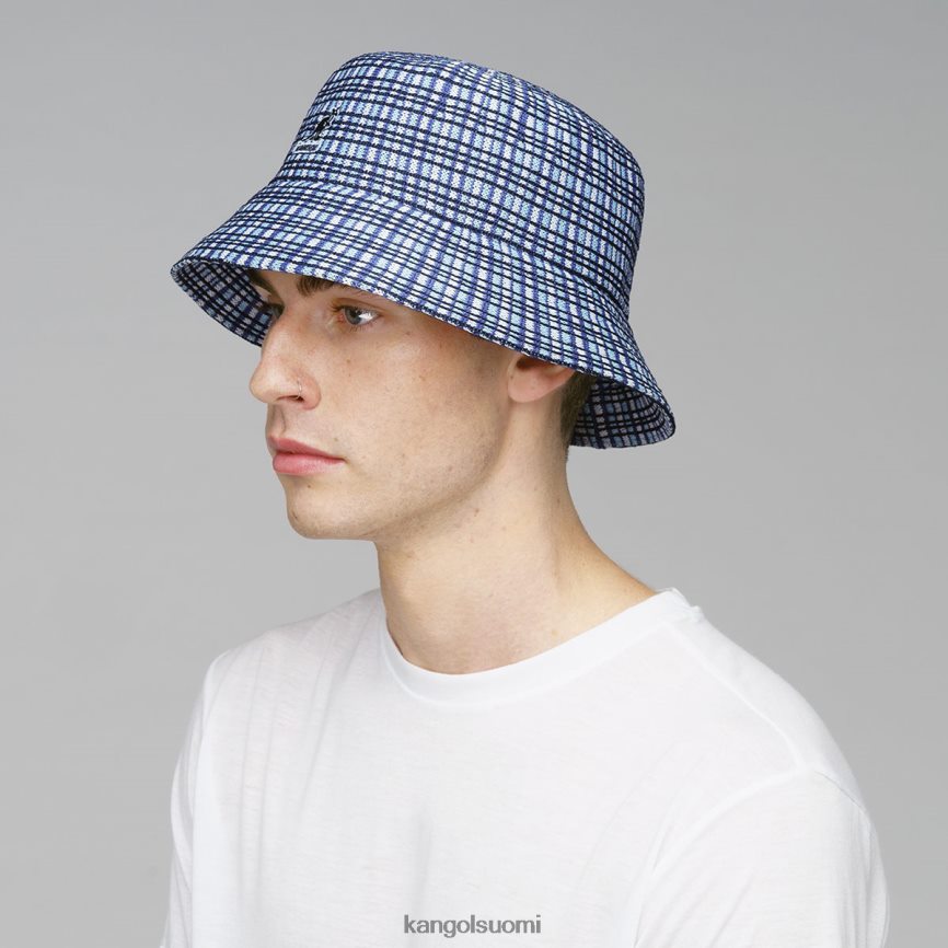 VF8024481 sininen ruudullinen sukupuolineutraali Kangol prep ruudullinen ämpäri Lisätarvikkeet