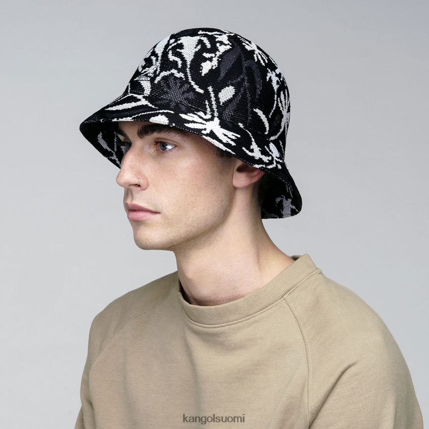 VF8024487 musta kukkainen sukupuolineutraali Kangol katu kukka rento Lisätarvikkeet