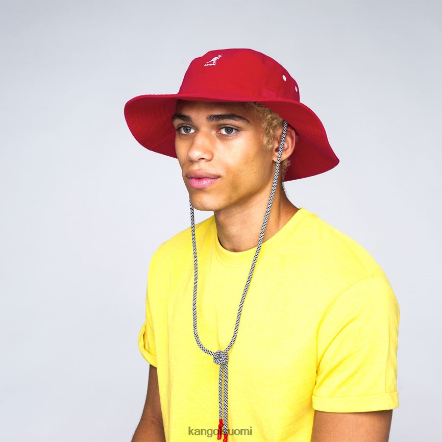 VF8024501 punainen sukupuolineutraali Kangol käyttöjohdot viidakkohattu Lisätarvikkeet