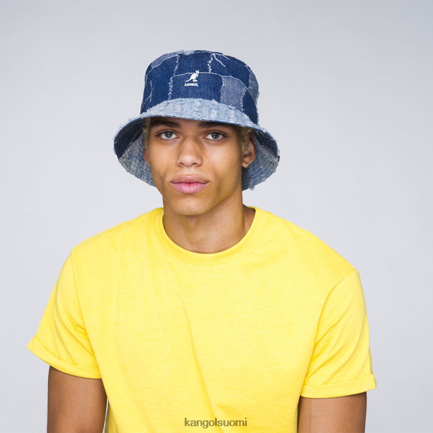 VF8024503 keski sininen sukupuolineutraali Kangol denim mash-up ämpäri Lisätarvikkeet