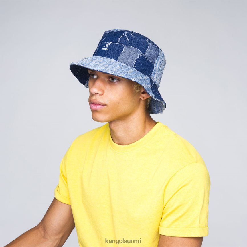 VF8024503 keski sininen sukupuolineutraali Kangol denim mash-up ämpäri Lisätarvikkeet
