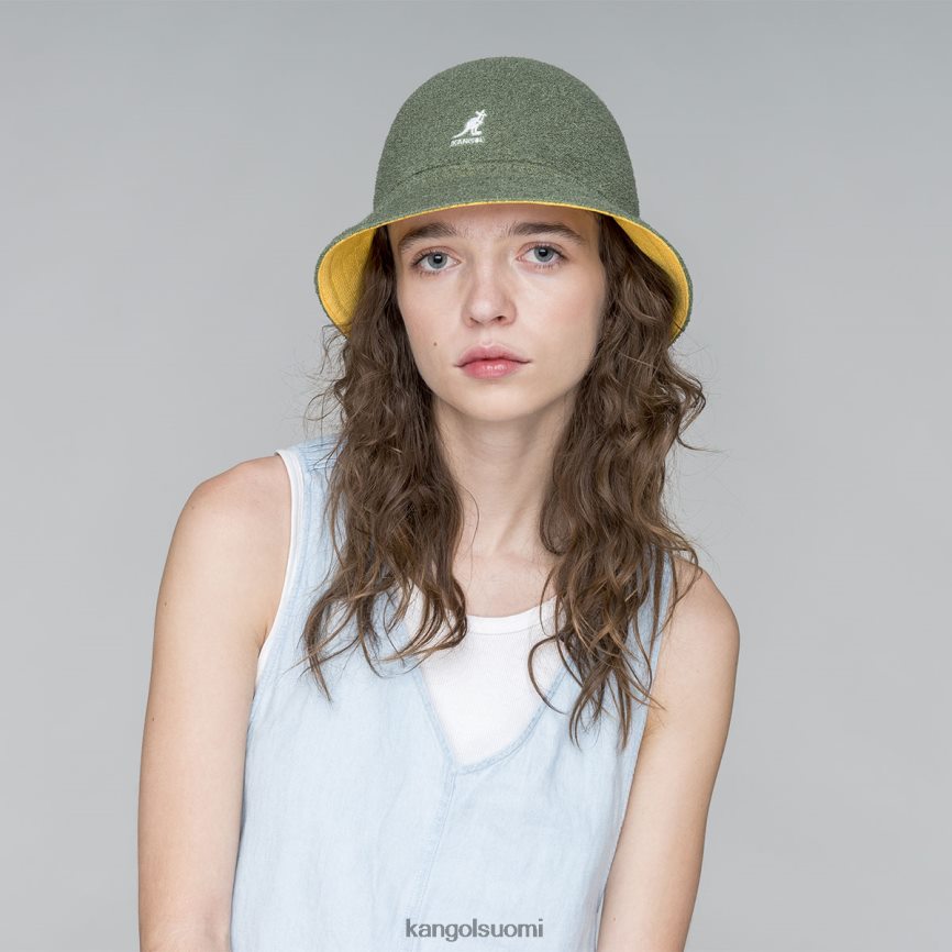 VF8024507 öljynvihreä/lämmin aprikoosi sukupuolineutraali Kangol flip it reversable casual Lisätarvikkeet