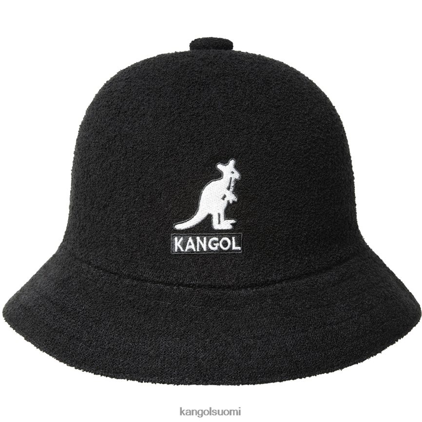 VF8024520 musta sukupuolineutraali Kangol iso logo rento Lisätarvikkeet