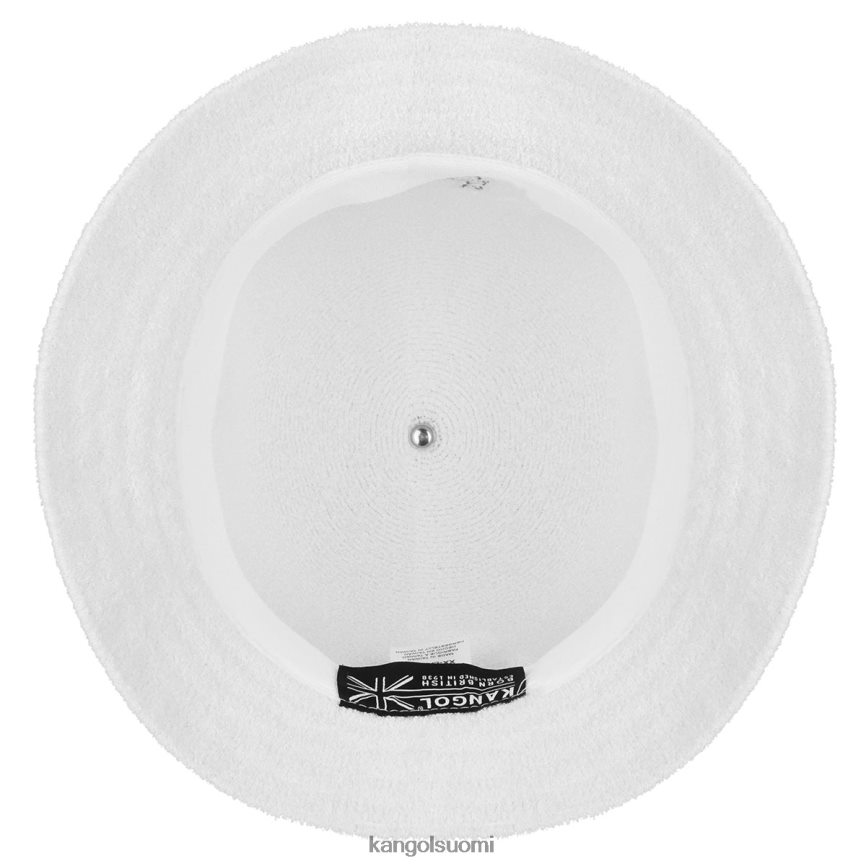VF8024521 valkoinen sukupuolineutraali Kangol iso logo rento Lisätarvikkeet