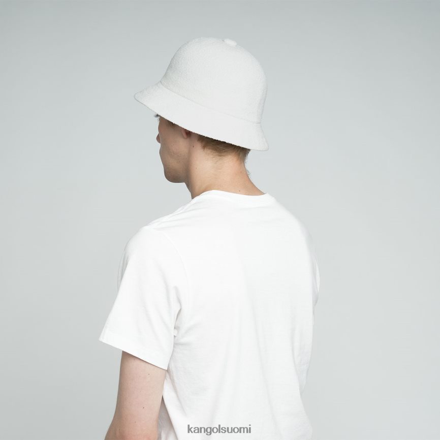 VF8024521 valkoinen sukupuolineutraali Kangol iso logo rento Lisätarvikkeet