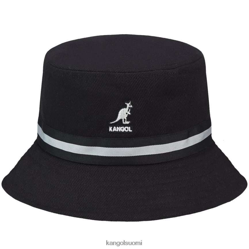 VF8024527 musta sukupuolineutraali Kangol raita lahinch Lisätarvikkeet