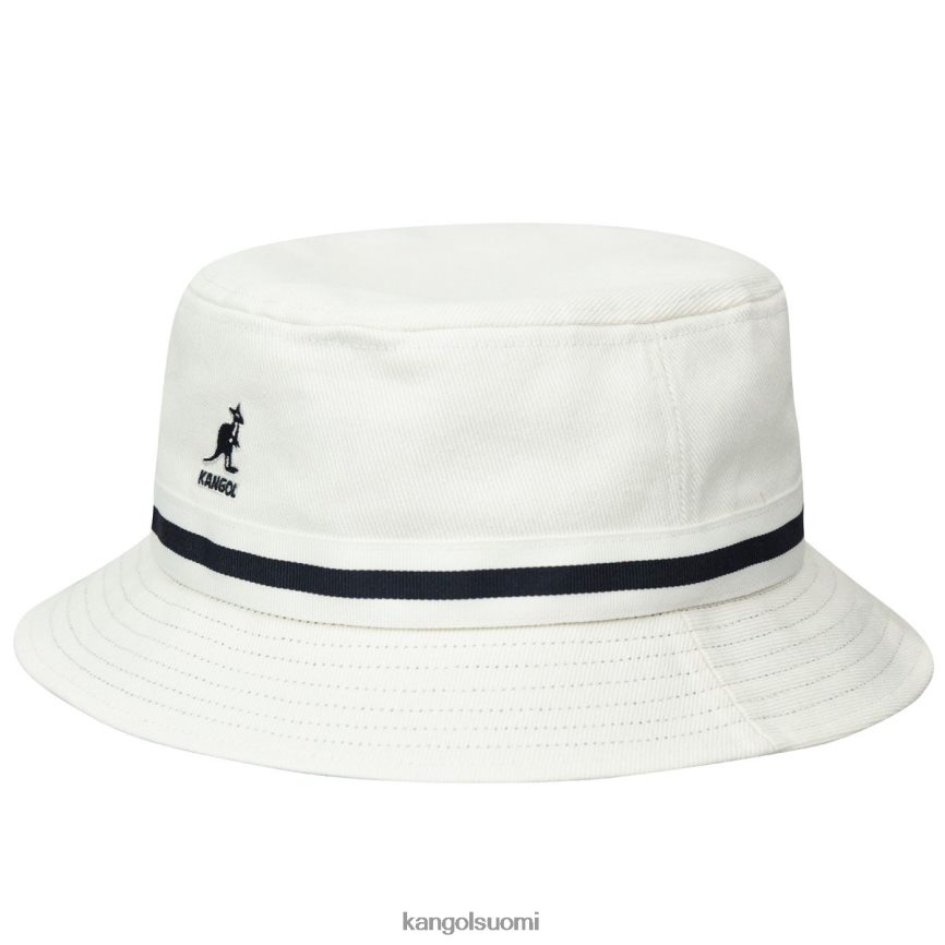 VF8024531 valkoinen sukupuolineutraali Kangol raita lahinch Lisätarvikkeet