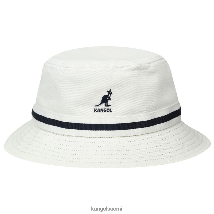 VF8024531 valkoinen sukupuolineutraali Kangol raita lahinch Lisätarvikkeet