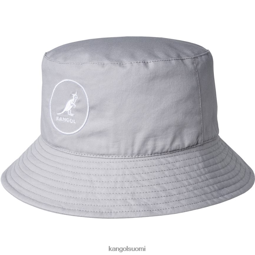 VF8024538 vaalean harmaa sukupuolineutraali Kangol puuvilla ämpäri Lisätarvikkeet