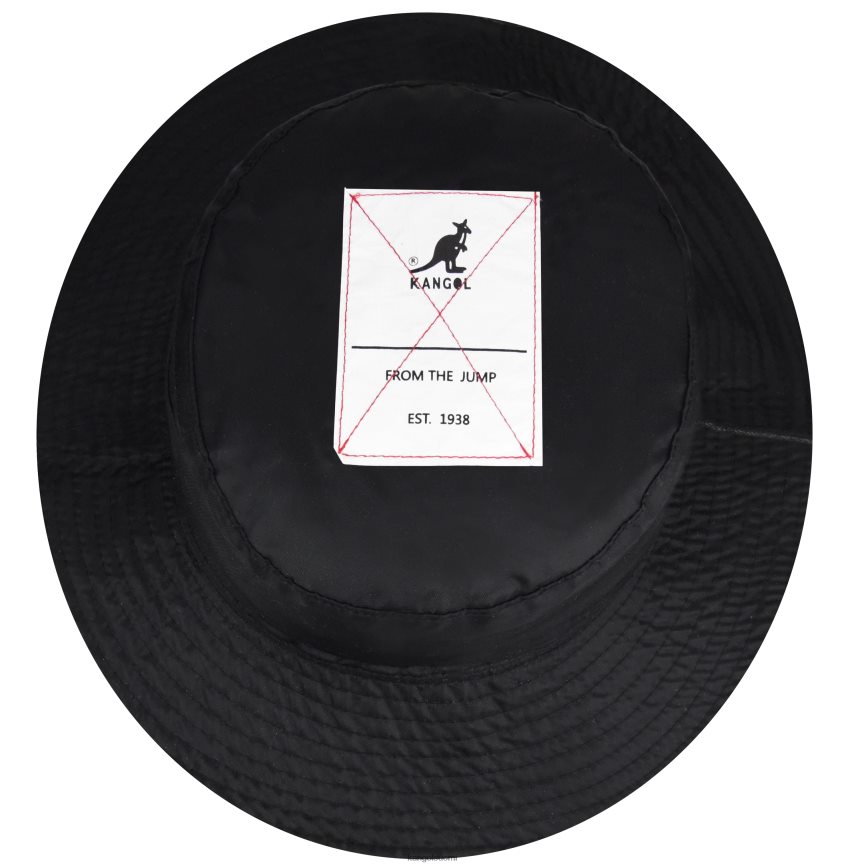 VF8024544 musta sukupuolineutraali Kangol keinonahkainen käännettävä ämpäri Lisätarvikkeet