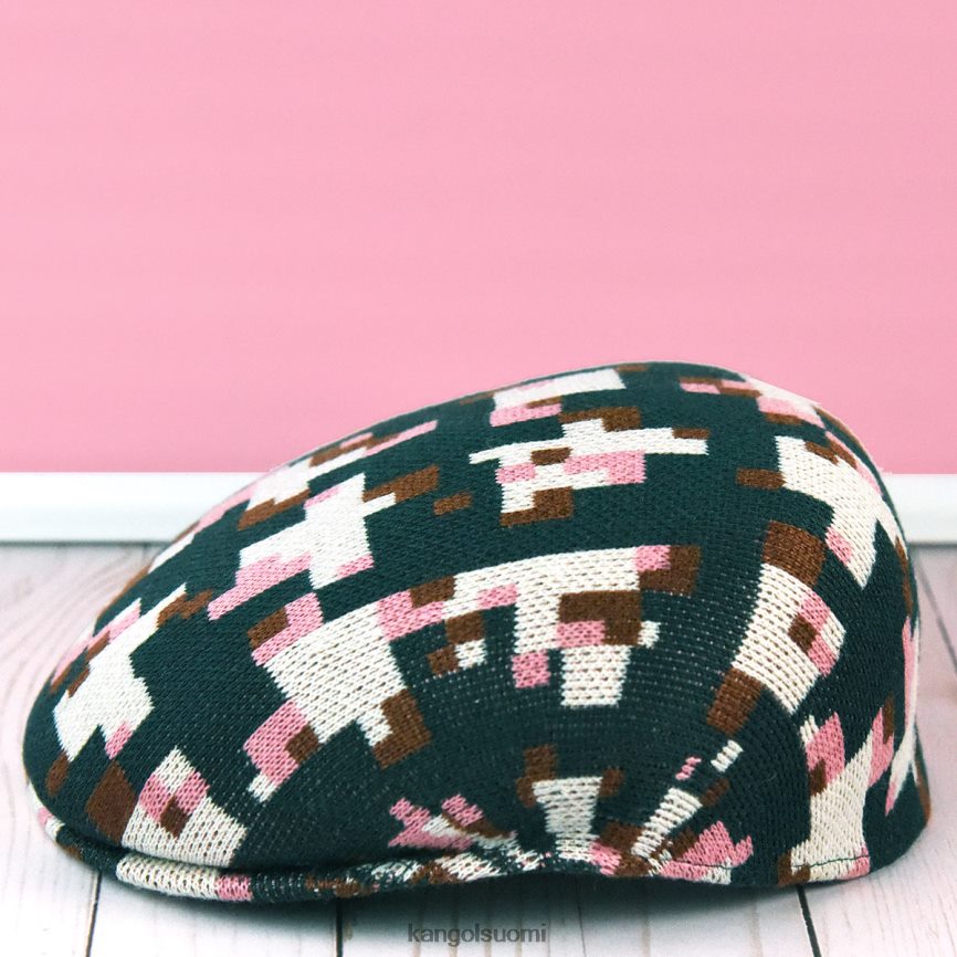 VF802454 mänty/kerma sukupuolineutraali Kangol pikseloitu ruudullinen 504 Lisätarvikkeet