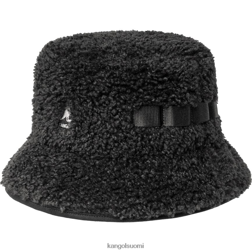 VF8024553 musta sukupuolineutraali Kangol faux shearling hyötykauha Lisätarvikkeet