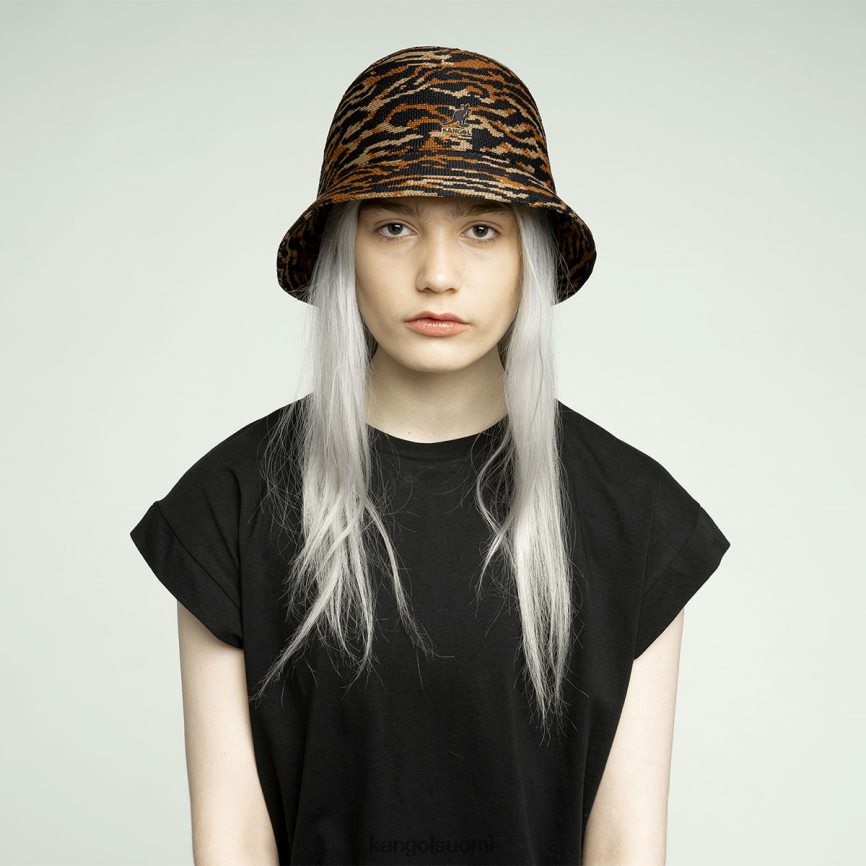 VF8024573 ruskea tiikeri sukupuolineutraali Kangol rento karnevaali Lisätarvikkeet